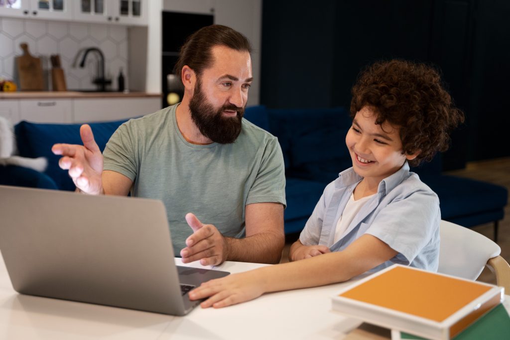 Virtual classroom UK online education students learning